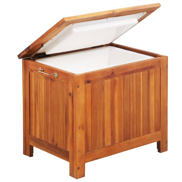 vidaXL Bo&icirc;te &agrave; glace Bois d'acacia solide 63x44x50 cm