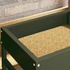 vidaXL Nourrisseur pour oiseaux Vert olive 80 x 28 x 13.5 cm