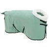 vidaXL Couverture &Eacute;quine Vert fonc&eacute; complet 95 cm Fleece polaire