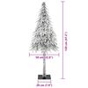 vidaXL Sapin de No&euml;l avec 150 LED Blanc 120 cm PE et Acier
