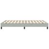 vidaXL Cadre de lit sans matelas gris clair 120x210 cm velours