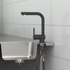 SCH&Uuml;TTE Mitigeur de cuisine avec bec extractible LONDON noir mat
