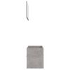 vidaXL Ensemble de meubles de salle de bain 2 pcs gris b&eacute;ton