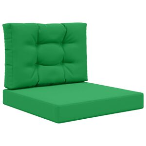 vidaXL Coussin de canap&eacute; d'ext&eacute;rieur Polyester Vert 60 x 60 cm