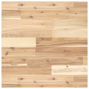 vidaXL Dessus de table carr&eacute; 50x50x2 cm bois massif d'acacia