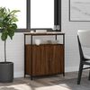vidaXL Buffet ch&ecirc;ne marron 70x30x80 cm bois d'ing&eacute;nierie