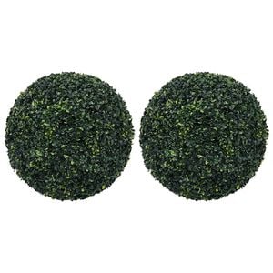 vidaXL Boules de buis artificielles 2 pcs 52 cm