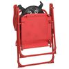 vidaXL Jeu de bistro avec parasol pour enfants 3 pcs Rouge