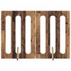 vidaXL Cl&ocirc;ture pliable pour animaux 2 pc Bois de ch&ecirc;ne