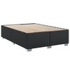vidaXL Sommier à lattes de lit avec matelas Noir 140x190 cm Similicuir