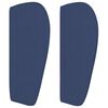 vidaXL T&ecirc;te de lit avec oreilles Bleu 103x23x78/88 cm Tissu