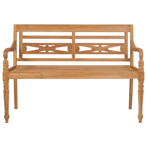 vidaXL Banc Batavia 120 cm Teck
