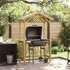 vidaXL Abri pour barbecue Pin&egrave;de impr&eacute;gn&eacute;e