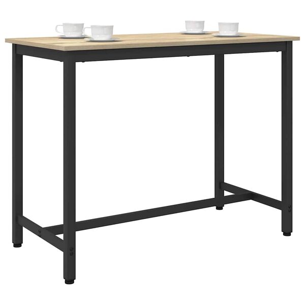 vidaXL table Ch&ecirc;ne Sonoma 100 x 50 x 76,5 cm