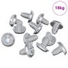 vidaXL Vis de verrouillage 19149 pcs Argent&eacute; Fer