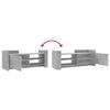 vidaXL Meuble TV Gris b&eacute;ton 100x35x40 cm Bois d'ing&eacute;nierie