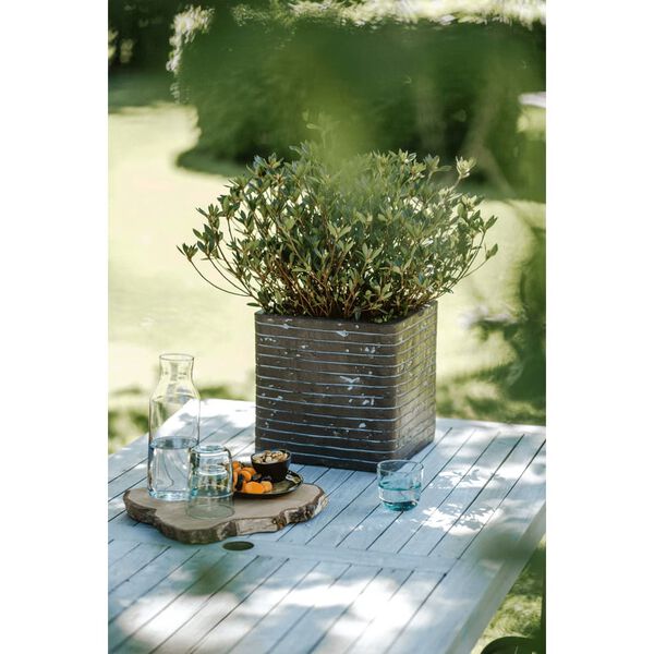 Capi Jardini&egrave;re Nature Row carr&eacute;e 30x30x30 cm Vert olive