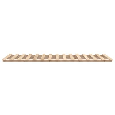 vidaXL Cadre de lit sans matelas 75x190 cm bois de pin massif