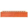vidaXL Cadre de lit sans matelas cire marron 90x190 cm bois pin massif