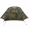 vidaXL Tente de p&ecirc;che 5 personnes camouflage imperm&eacute;able