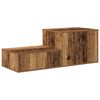vidaXL Armoire de rangement 2 pcs Bois ancien 108 x 41 x 40 cm