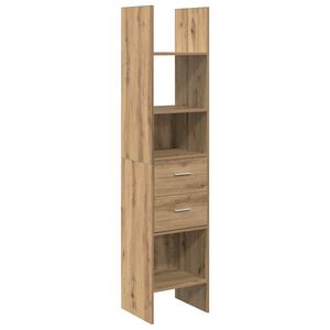 vidaXL Biblioth&egrave;que ch&ecirc;ne artisanal 40 x 35 x 180 cm Bois d'ing&eacute;nierie
