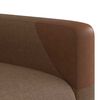 vidaXL Fauteuil inclinable de massage &eacute;lectrique Marron Tissu