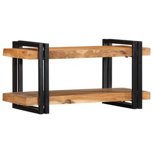vidaXL &Eacute;tag&egrave;re murale 70x33x35 cm bois massif d'acacia