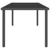 vidaXL Mobilier de salle &agrave; manger d'ext&eacute;rieur 7 pcs Acier