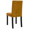 vidaXL Chaises &agrave; manger lot de 4 marron velours