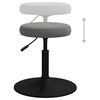 vidaXL Chaise de salle &agrave; manger Gris fonc&eacute; Velours