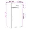 vidaXL Buffet avec tiroir Bois ancien 50 x 42,5 x 93 cm