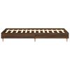 vidaXL Cadre de lit sans matelas ch&ecirc;ne marron 75x190cm bois ing&eacute;nierie
