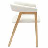 vidaXL Chaises de salle &agrave; manger 2 pcs Naturel 54 x 57 x 73 cm