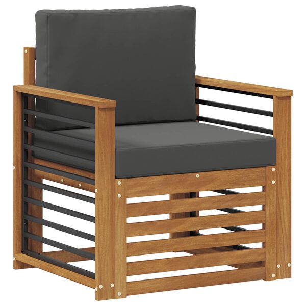 vidaXL Ensemble de canap&eacute;s d'ext&eacute;rieur Naturel 71 x 63 x 73 cm