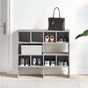 vidaXL &Eacute;tag&egrave;res &agrave; chaussures empilables 2 pcs sonoma gris 89,5x30x40cm