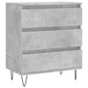 vidaXL Buffet Gris b&eacute;ton 60x35x70 cm Bois d'ing&eacute;nierie