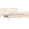 vidaXL Cadre de lit sans matelas 200x200 cm bois massif