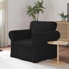 vidaXL Canap&eacute; 60cm Noir M&eacute;tал