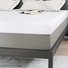 vidaXL Surmatelas Blanc 70 x 200 x 3.5 cm Tissu Jacquard
