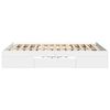 vidaXL Cadre de lit sans matelas blanc 140x200 cm bois d'ing&eacute;nierie