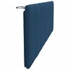 vidaXL Coussin de t&ecirc;te de lit Hanko bleu 160 cm tissu