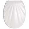 RIDDER Si&egrave;ge de toilette Shell Blanc