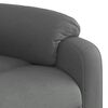 vidaXL Fauteuil inclinable Gris fonc&eacute; Tissu