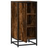 vidaXL Buffet chêne fumé 35,5x35x76 cm bois d'ingénierie et métal