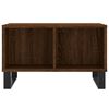 vidaXL Table basse Ch&ecirc;ne marron 60x50x36,5 cm Bois d'ing&eacute;nierie