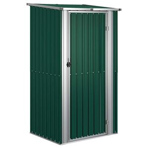 vidaXL Abri de jardin vert 118,5 x 97 x 209,5 cm Acier galvanis&eacute;