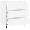 vidaXL Buffet Blanc 60x35x70 cm Bois d'ingénierie