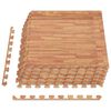 vidaXL Tapis de sol 6 pcs Grain de bois 2,16㎡ Mousse EVA