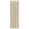 vidaXL Rideaux occultants 2 pcs Cr&egrave;me 140 x 260 cm Velours